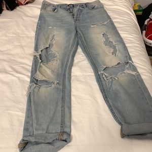 vintage urban distressed jeans